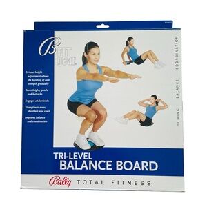 Bally Total Fitness Fit Gear Tri Level Balance Board by Bally Total Fitness NWT